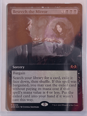 Carta Magic Beseech The Mirror (foil) [wilds Eldraine] Mtg
