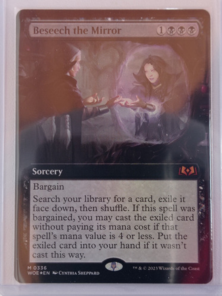 Carta Magic Beseech The Mirror (foil) [wilds Eldraine] Mtg 1