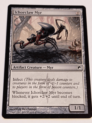Carta Magic Ichorclaw Myr [scars Of Mirrodin] Mtg Artifact