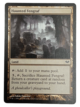 Carta Magic Haunted Fengraf [dark Ascension] Mtg Land