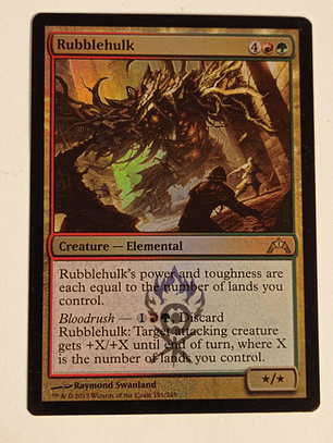 Carta Magic Rubblehulk (foil) [gatecrash] Mtg Elemental
