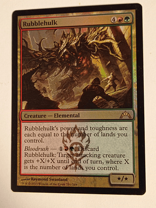 Carta Magic Rubblehulk (foil) [gatecrash] Mtg Elemental