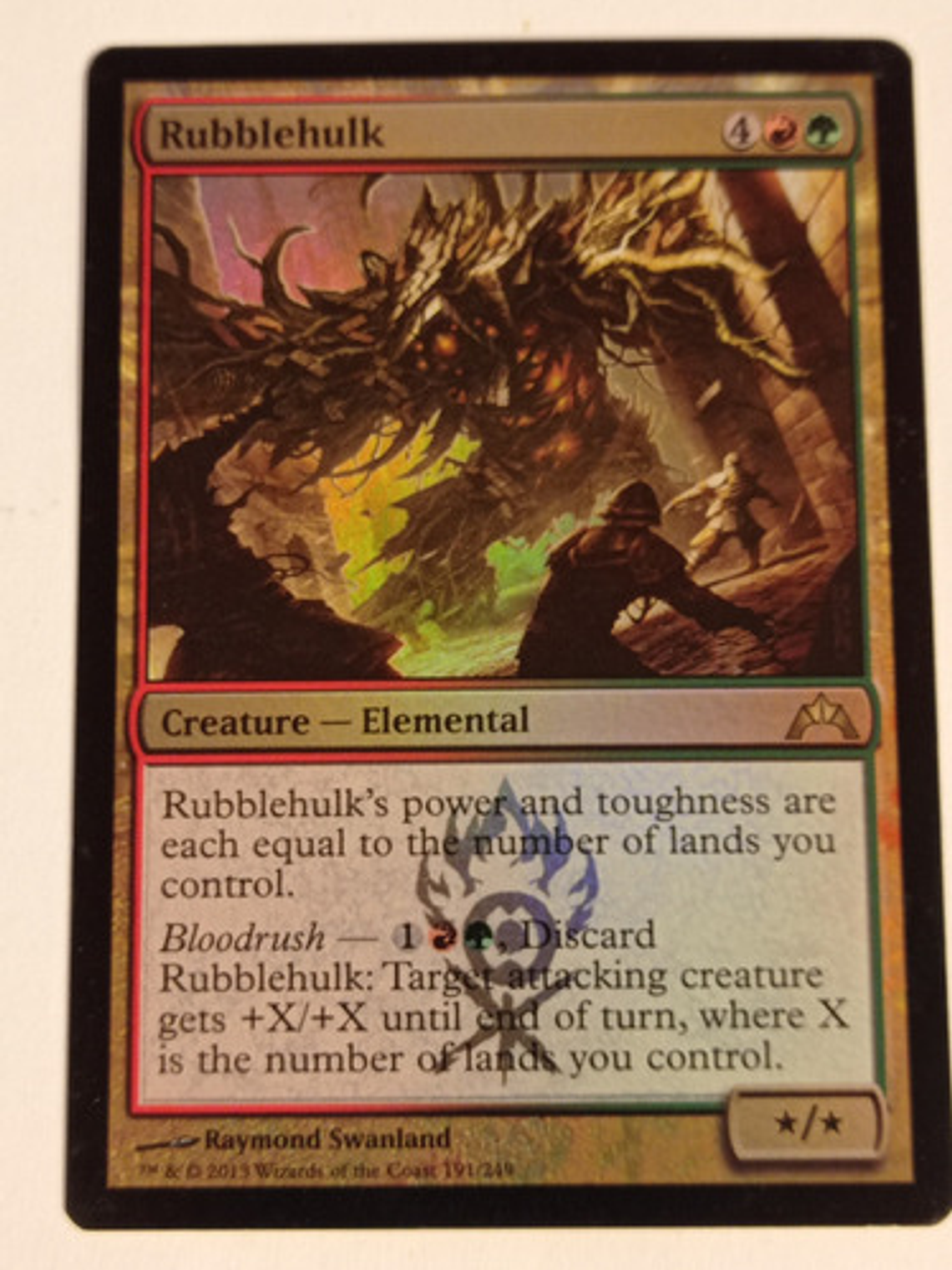 Carta Magic Rubblehulk (foil) [gatecrash] Mtg Elemental 3