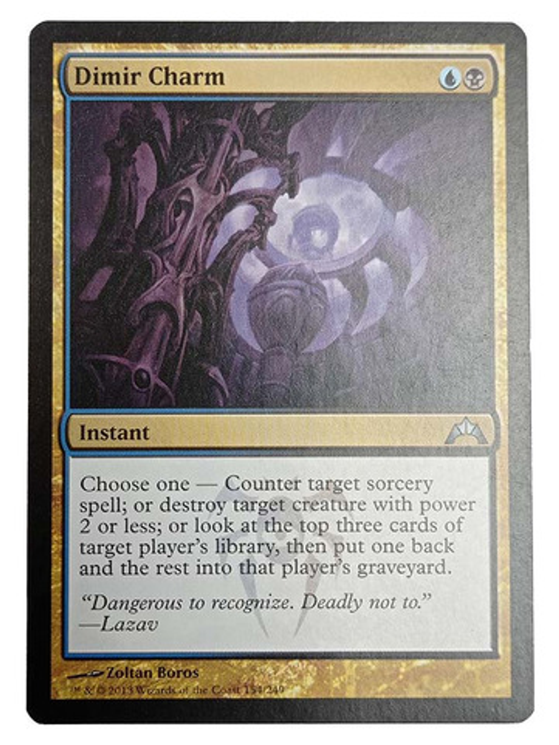 Carta Magic Dimir Charm [gatecrash] Mtg Instant 1