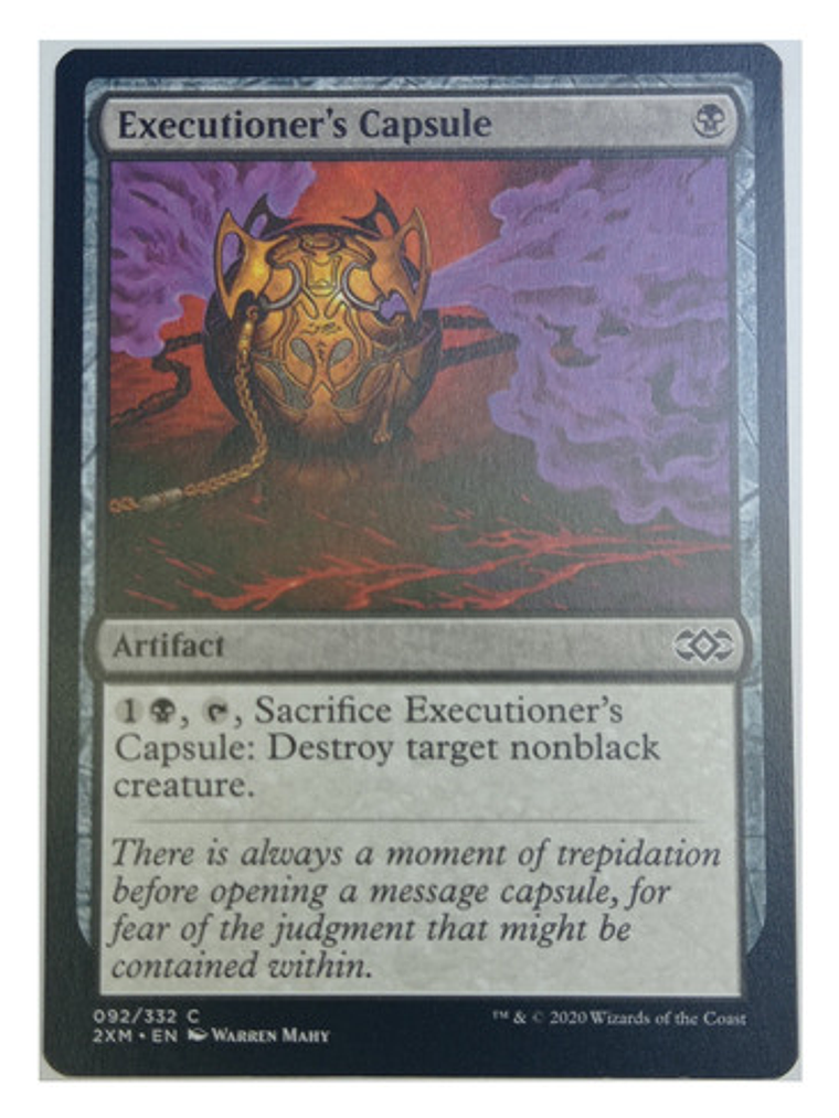 Carta Magic Executioner's Capsule [double Masters] Mtg 1
