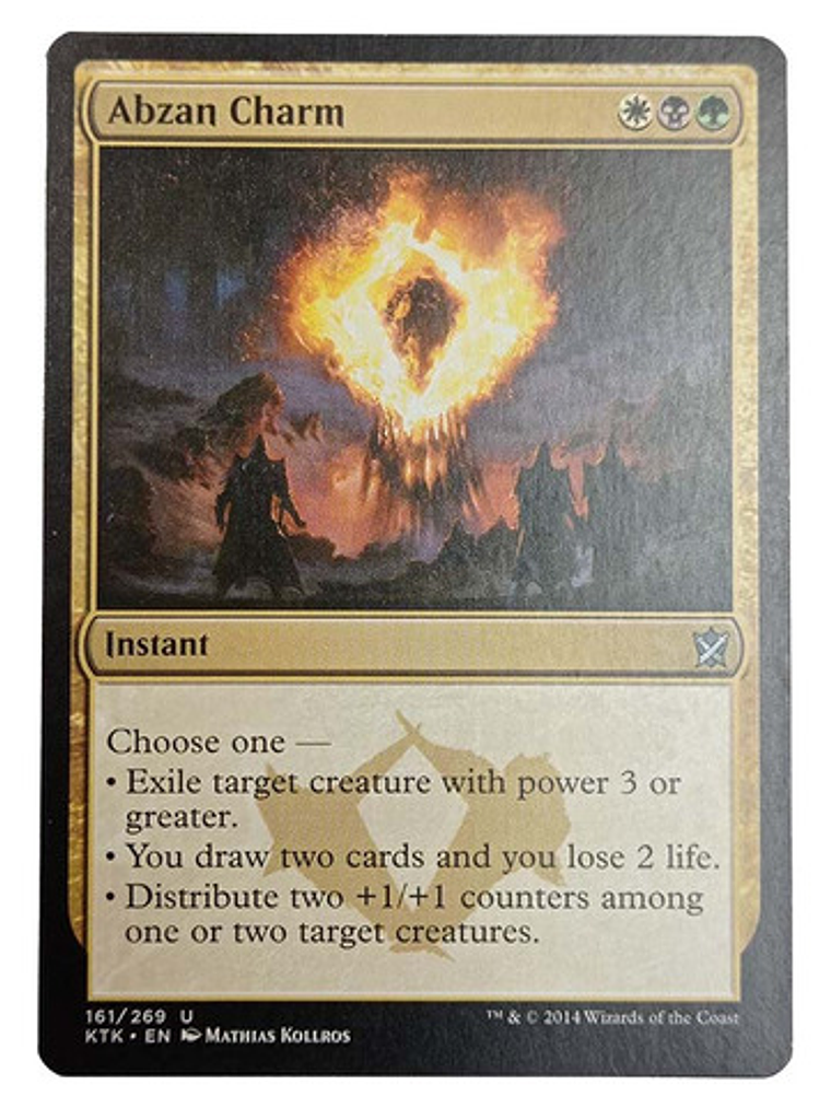 Carta Abzan Charm [tarkir] Mtg Instant 1