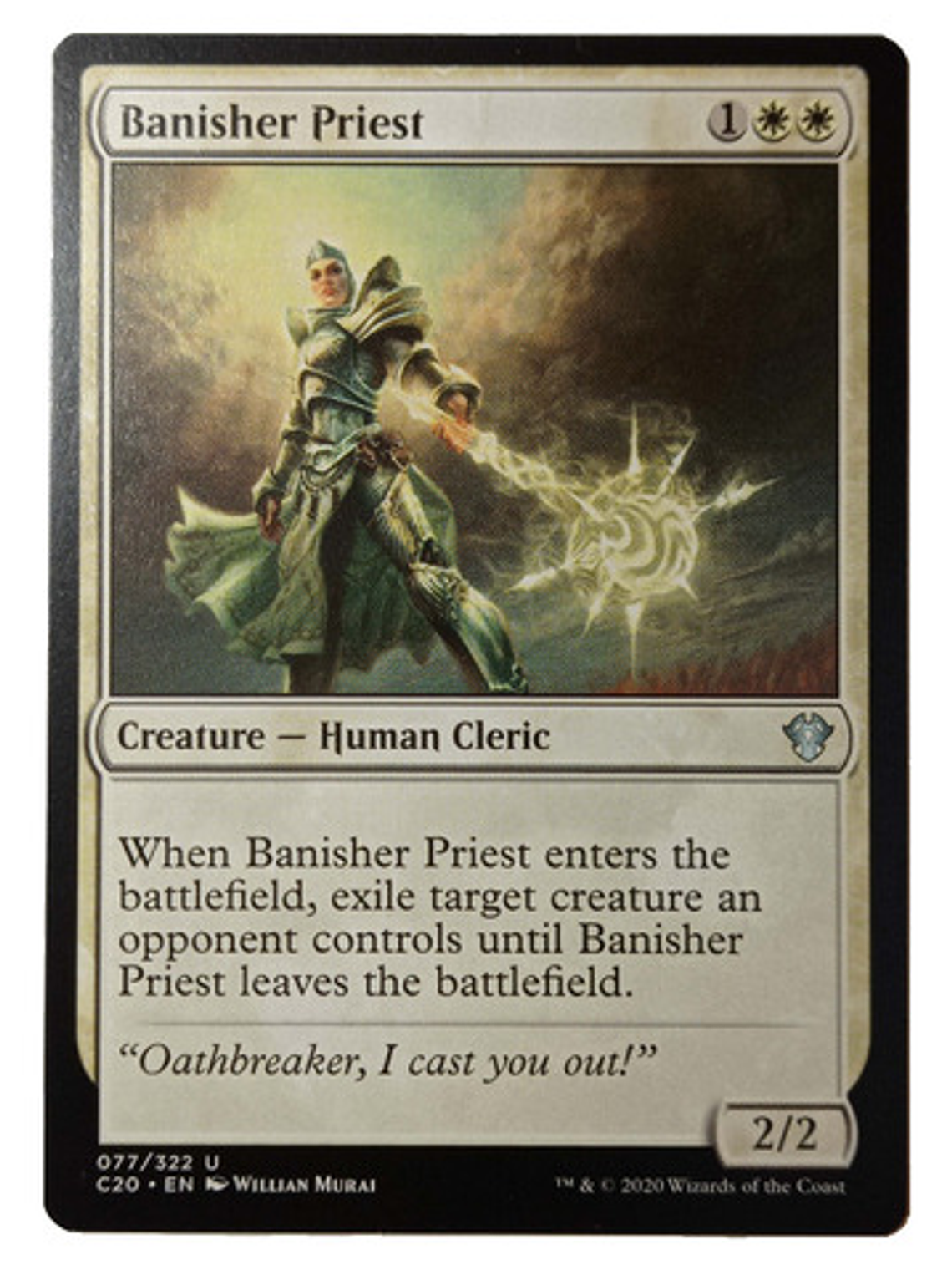 Carta Magic Banisher Priest [c20] Mtg Human Cleric 1