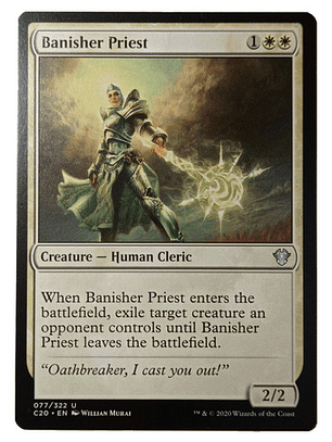 Carta Magic Banisher Priest [c20] Mtg Human Cleric