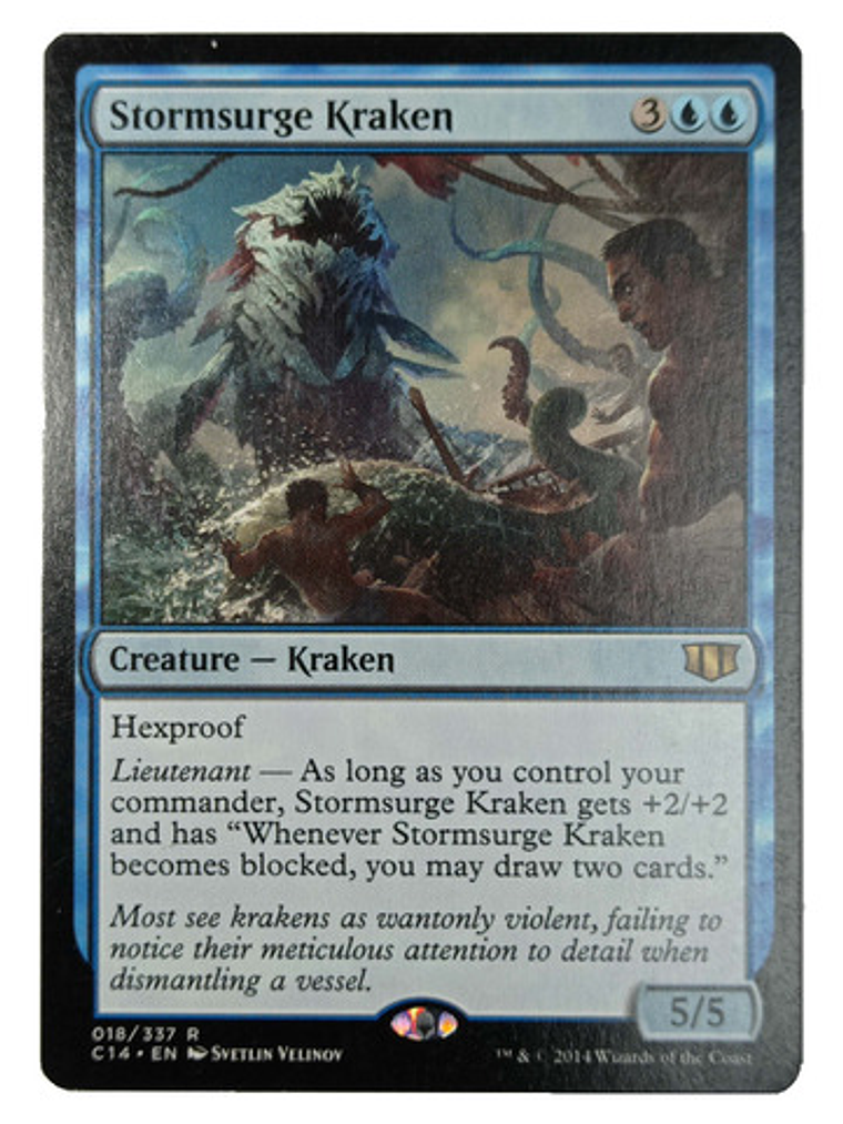 Carta Magic Stormsurge Kraken [c14] Mtg 1