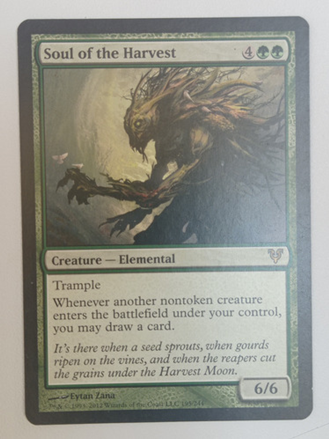 Carta Magic Soul Of The Harvest [avacyn Restored] Mtg 1