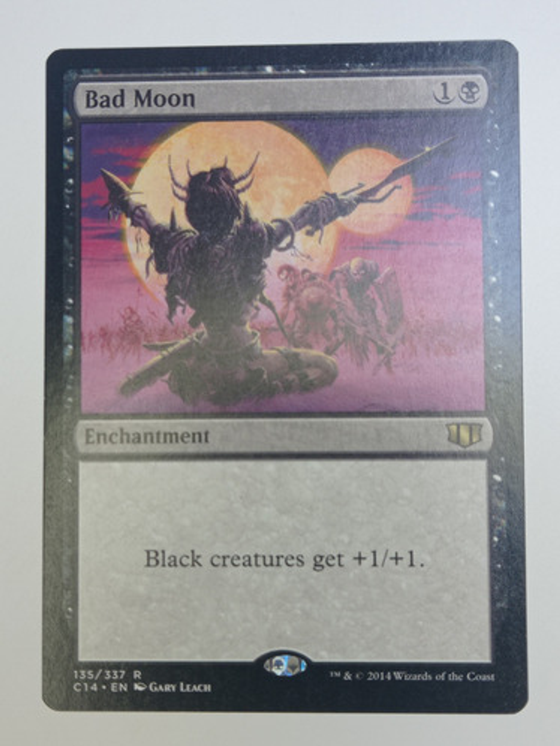 Carta Magic Bad Moon [c14] Mtg Enchantment 1