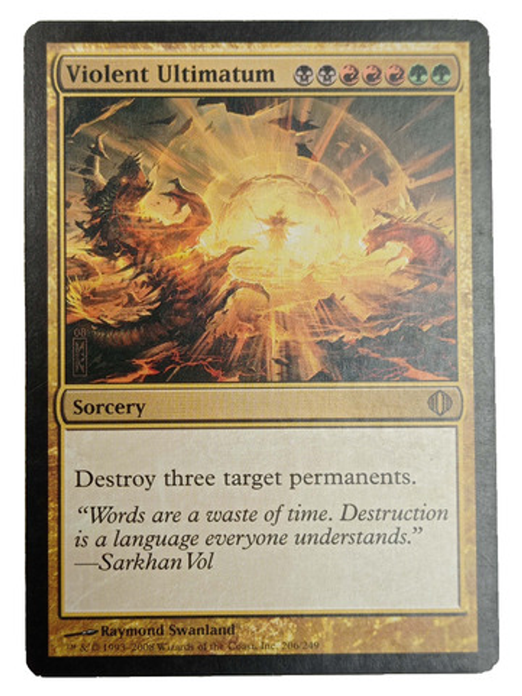 Carta Magic Violent Ultimatum [alara] Mtg Sorcery 1
