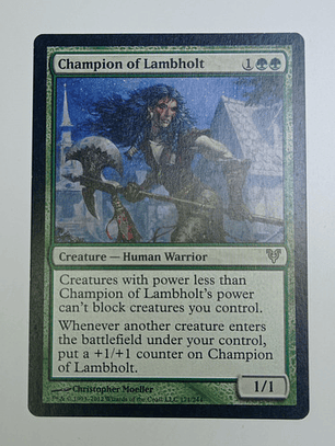 Carta Magic Champion Of Lambholt [avacyn Restored] Mtg Human
