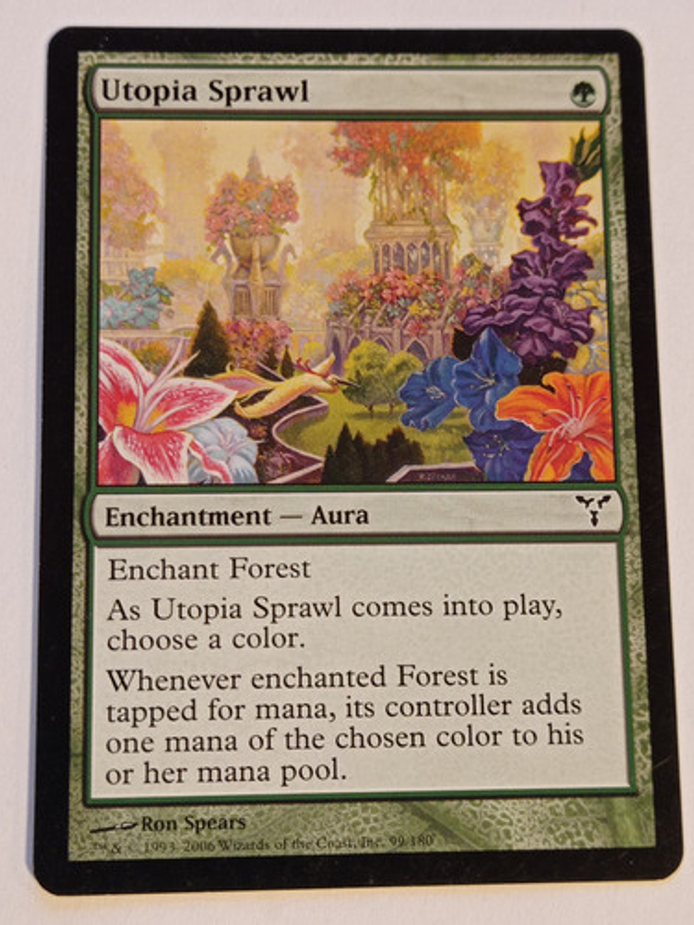 Carta Magic Utopia Sprawl [dissension] Mtg Enchantment 1