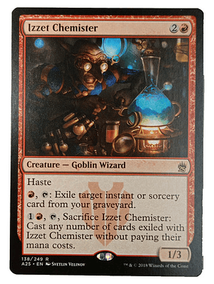 Carta Magic Izzet Chemister [a25] Mtg Goblin Wizard