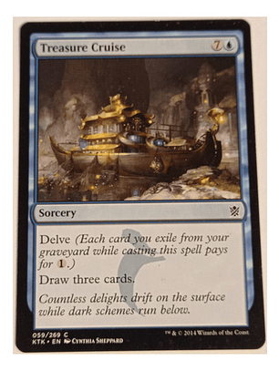 Carta Magic Treasure Cruise [khans Of Tarkir] Mtg Sorcery