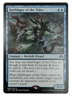 Carta Magic Harbinger Of The Tides [origins] Mtg Merfolk Wiz