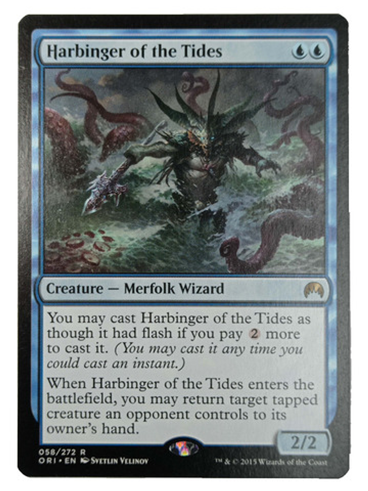 Carta Magic Harbinger Of The Tides [origins] Mtg Merfolk Wiz 1