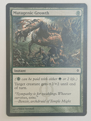 Carta Magic Mutagenic Growth [new Phyrexia] Mtg Instant