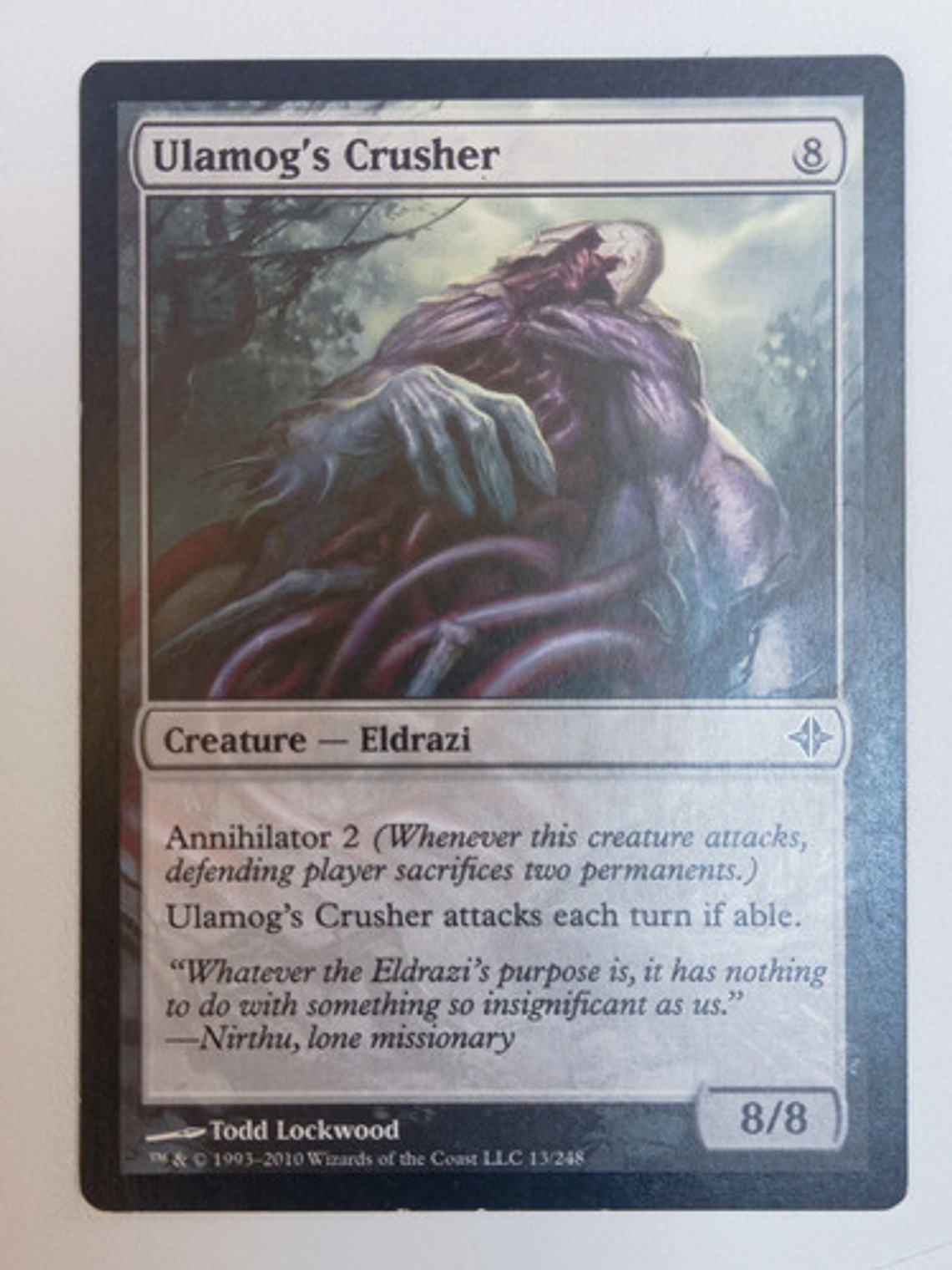 Carta Magic Ulamog's Crusher [rise Of Eldrazi] Mtg Creature 1