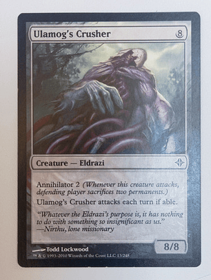 Carta Magic Ulamog's Crusher [rise Of Eldrazi] Mtg Creature