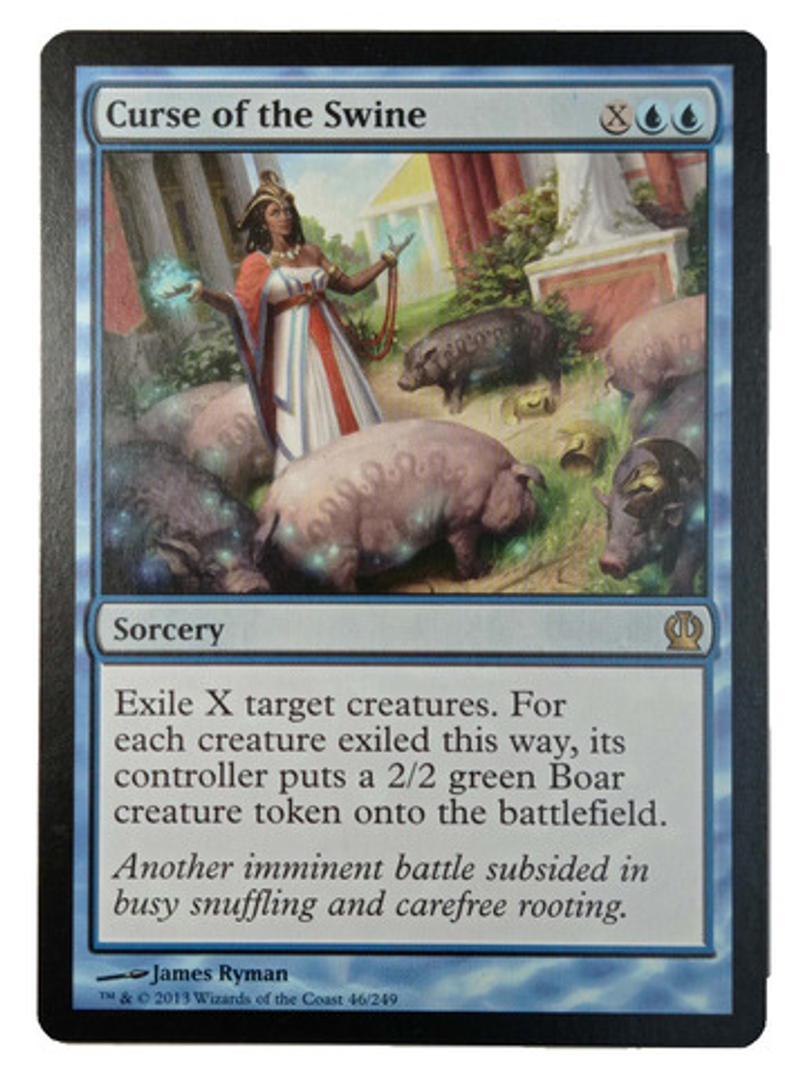 Carta Magic Curse Of The Swine [theros] Mtg Sorcery 1