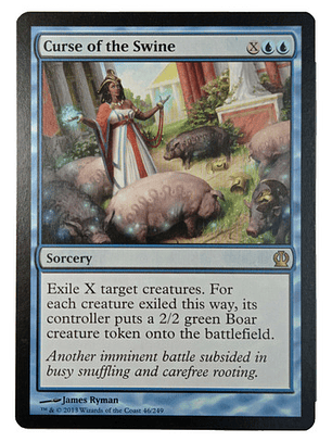 Carta Magic Curse Of The Swine [theros] Mtg Sorcery