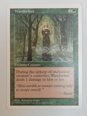 Carta Magic Wanderlust [5ed] Mtg Enchant