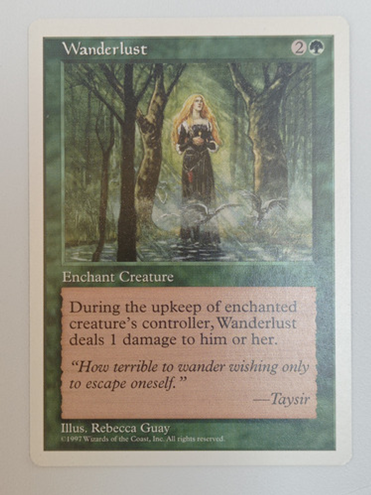 Carta Magic Wanderlust [5ed] Mtg Enchant 1