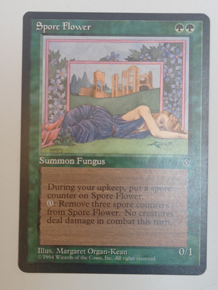 Carta Magic Spore Flower [fallen Empires] Mtg Fungus 1