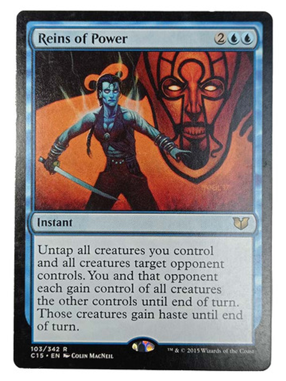 Carta Magic Reins Of Power [c15] Mtg Instant 1