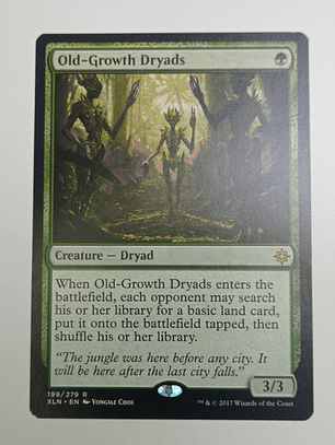 Carta Magic Old-growth Dryads [ixalan] Mtg Creature