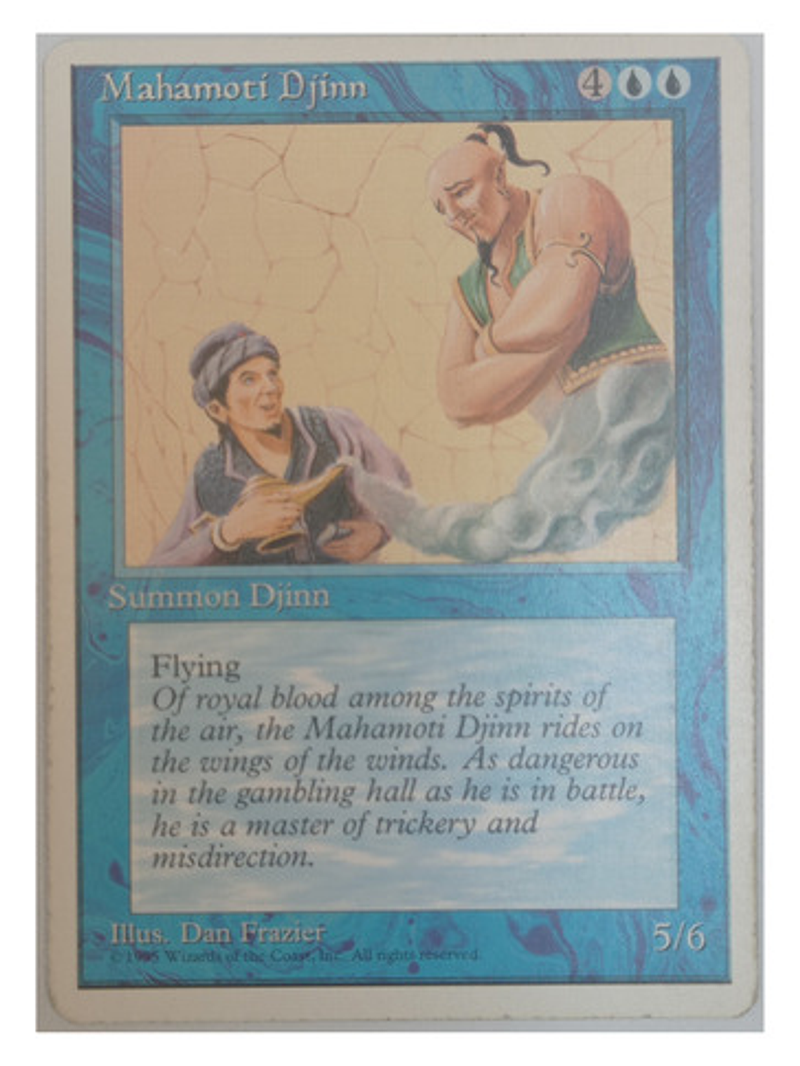 Carta Magic Mahamoti Djinn [4ed] Mtg Creature 1