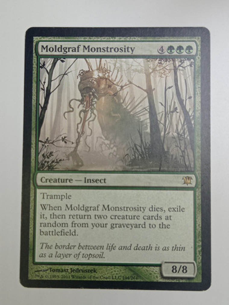 Carta Magic Moldgraf Monstrosity [innistrad] Mtg Insect 1