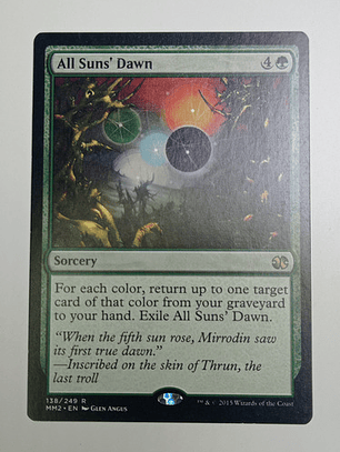 Carta Magic All Suns' Dawn [mm2] Mtg Sorcery