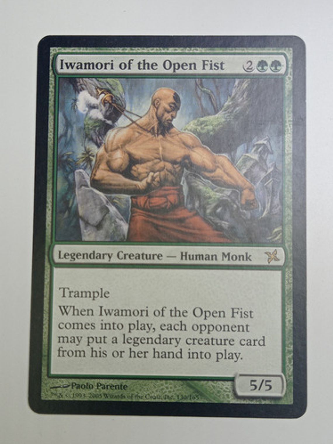 Carta Magic Iwamori Of The Open Fist [betrayers] Mtg Monk 1