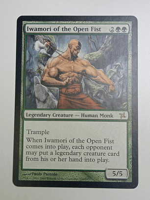 Carta Magic Iwamori Of The Open Fist [betrayers] Mtg Monk