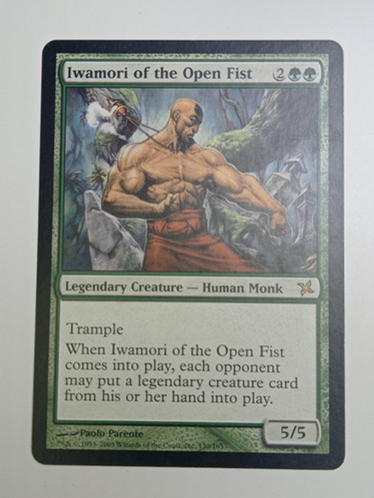 Carta Magic Iwamori Of The Open Fist [betrayers] Mtg Monk 1