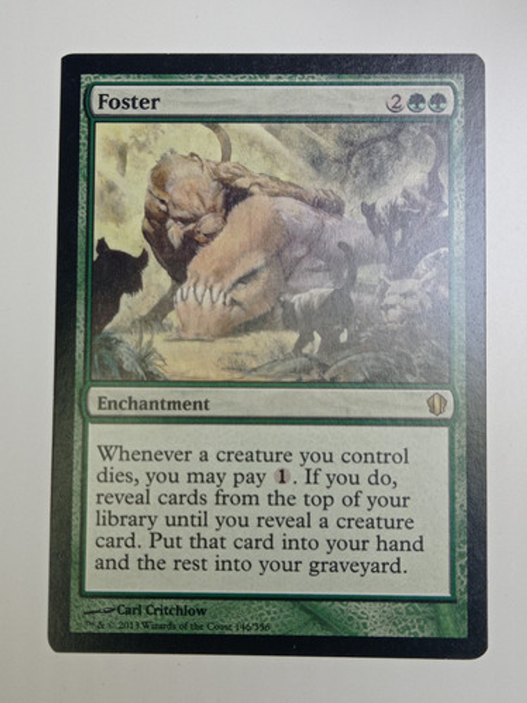 Carta Magic Foster [c13] Mtg Enchantment 1