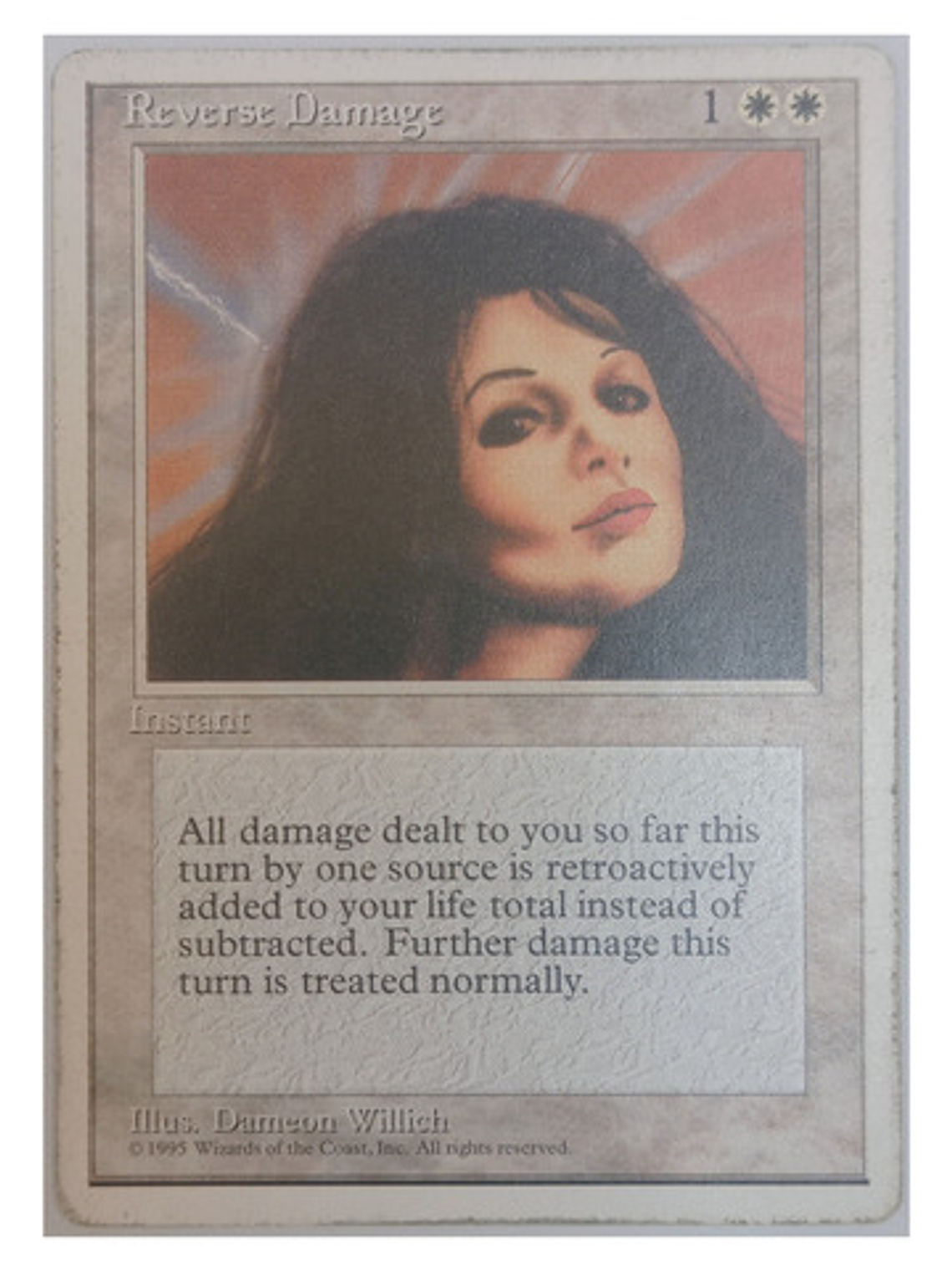 Carta Magic Reverse Damage [4ed] Mtg Instant 1