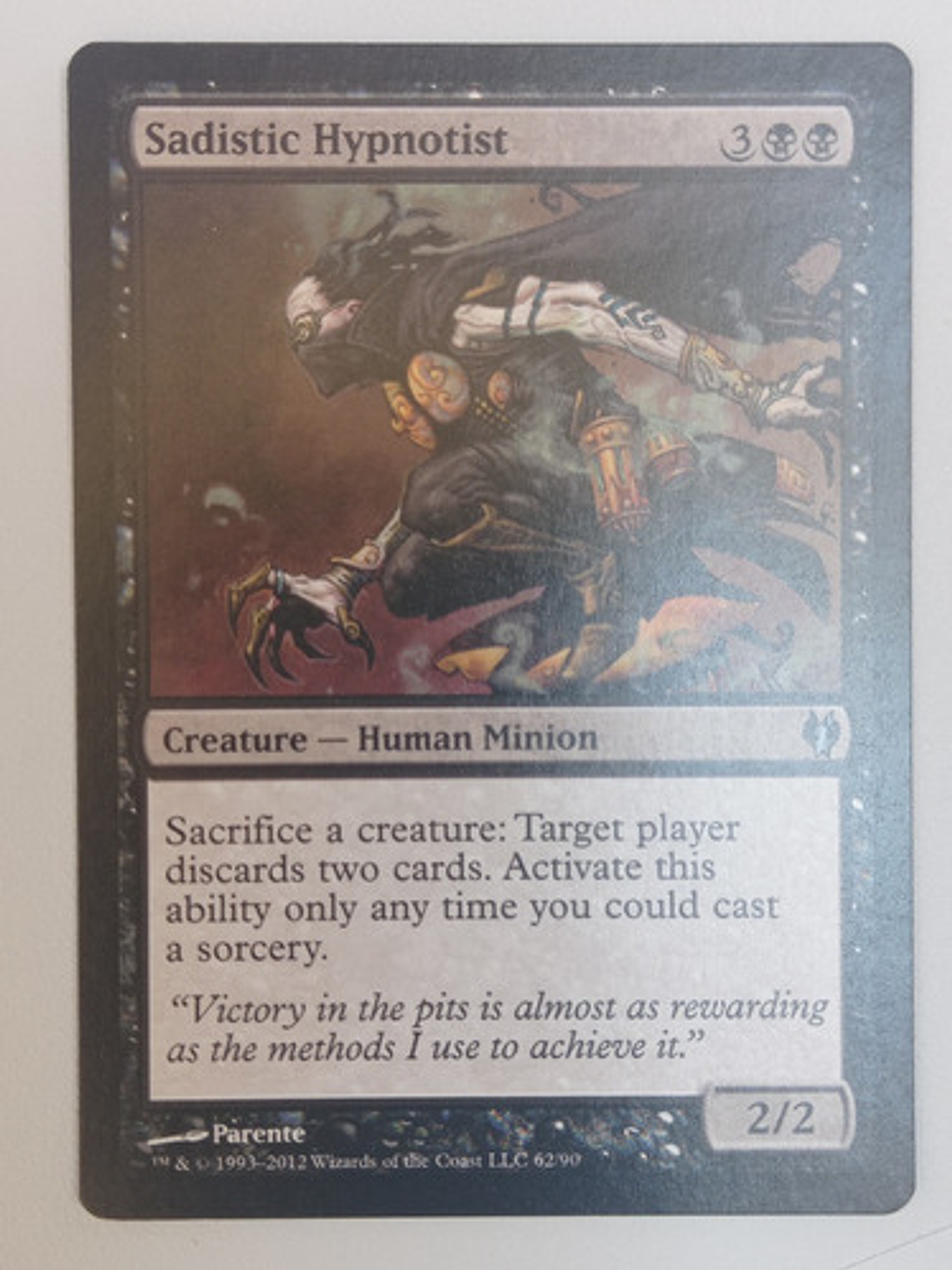 Carta Magic Sadistic Hypnotist [izzet Golgari] Mtg Human 1