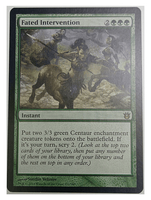 Carta Magic Fated Intervention [born Of Gods] Mtg Instant