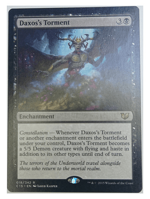 Carta Magic Daxos's Torment [c15] Mtg Enchantment