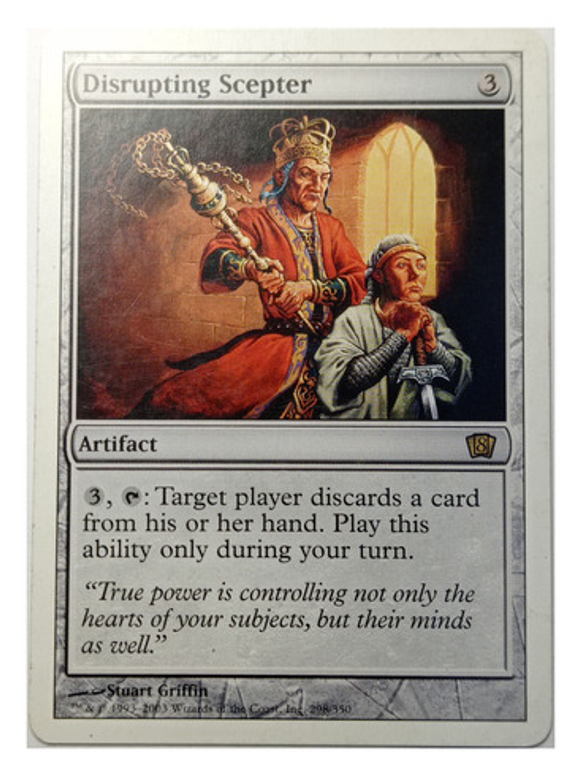 Carta Magic Disrupting Scepter [8va] Mtg Xxx 1