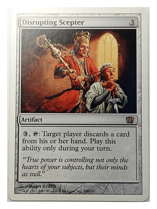Carta Magic Disrupting Scepter [8va] Mtg Xxx