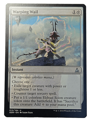 Carta Magic Warping Wail [oath Gatewatch] Mtg Instant