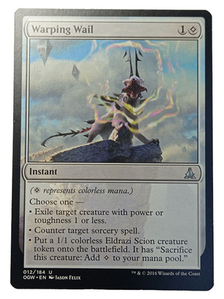 Carta Magic Warping Wail [oath Gatewatch] Mtg Instant 1