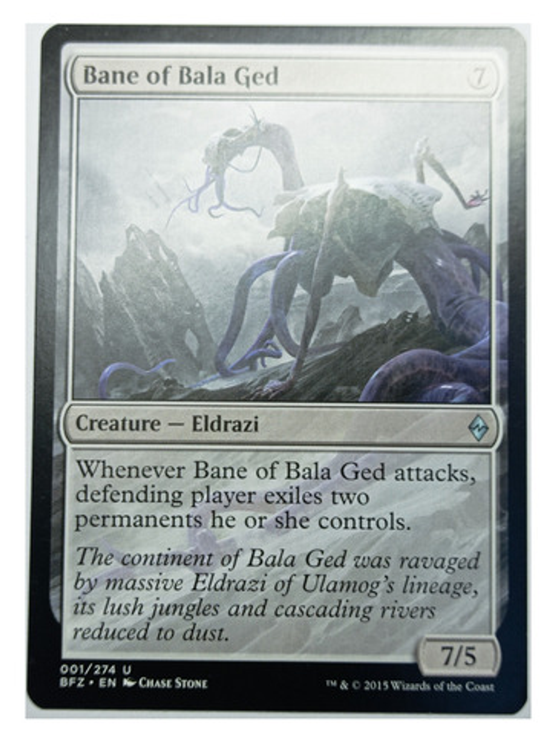 Carta Magic Bane Of Bala Ged [zendikar] Mtg Eldrazi 1
