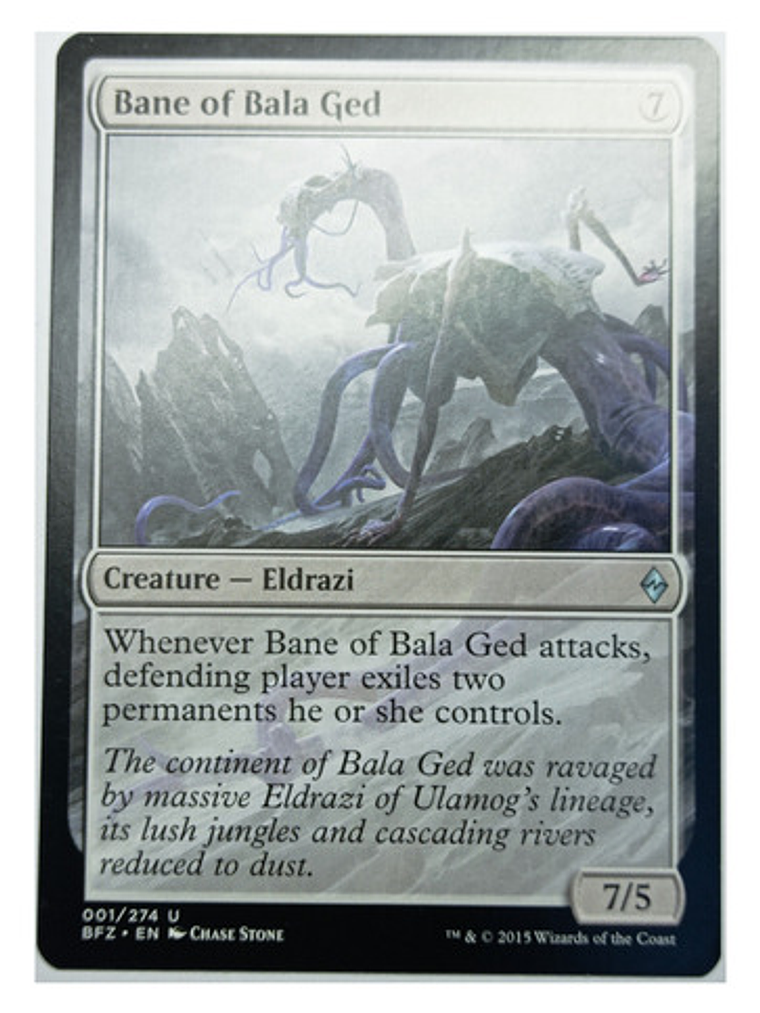 Carta Magic Bane Of Bala Ged [zendikar] Mtg Eldrazi 1