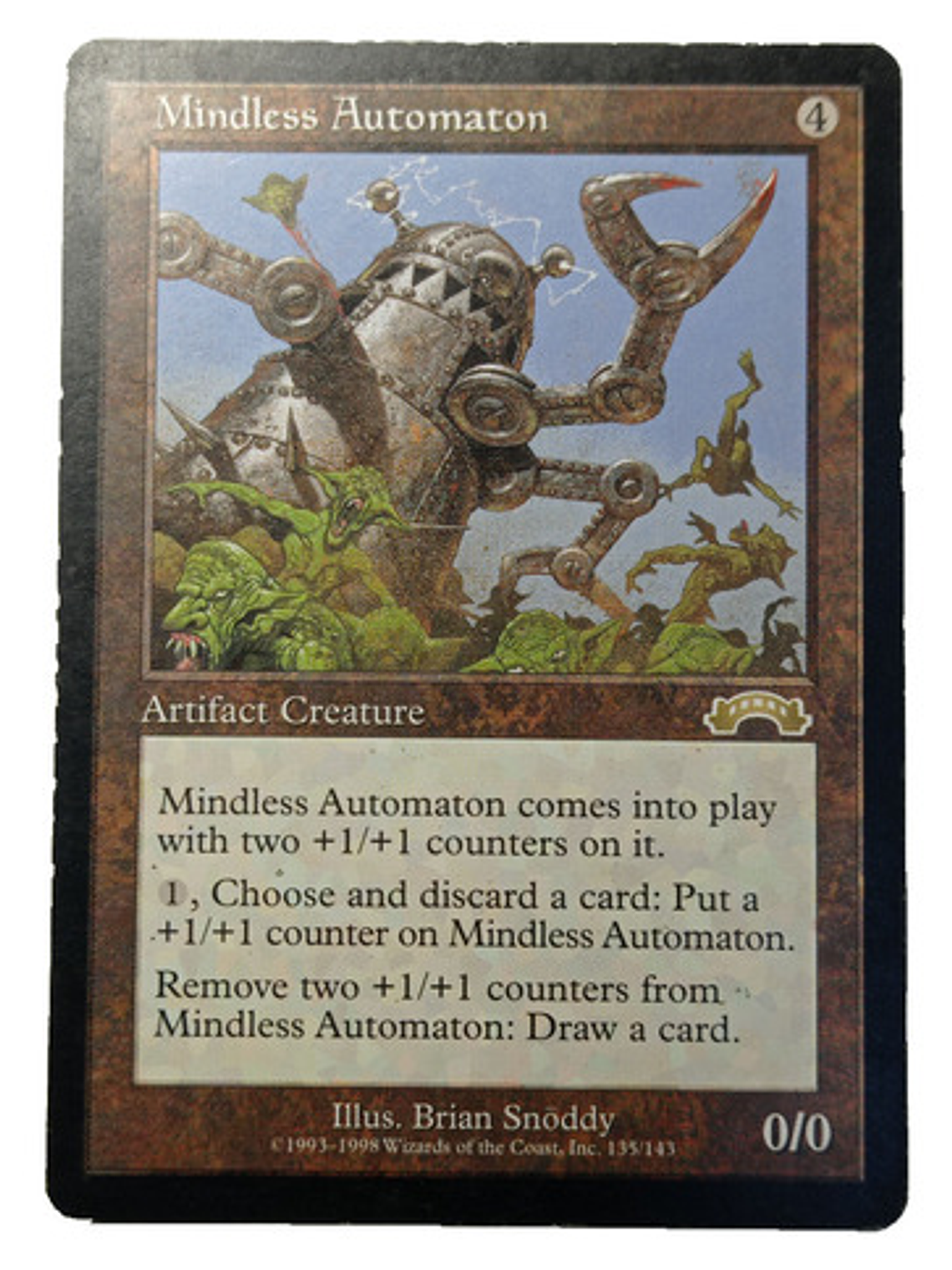 Carta Magic Mindless Automaton [exodus] Mtg Artifact 1